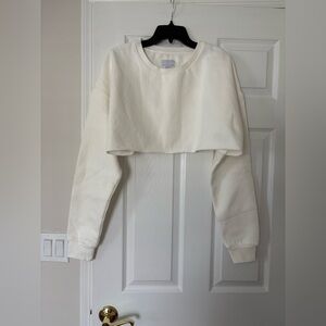 ALLFENIX Crop Crew Sweater